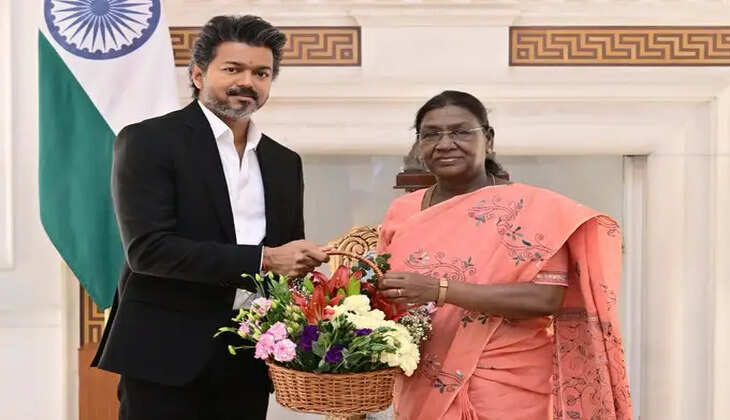 குடியரசுத் தலைவருடன் முதல்வர் விஜய் சந்திப்பு