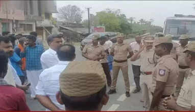 என்.எல்.சியை கண்டித்து  கடலூரில் முழு அடைப்பு போராட்டம்.. 7000 போலீஸார் குவிப்பு..