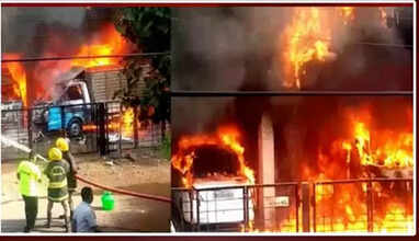  சென்னையில் தனியார் மருந்து குடோனில் பயங்கர தீ விபத்து.. 