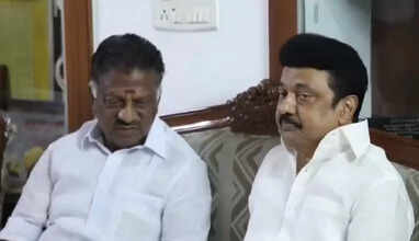 முதல்வர் ஸ்டாலினுக்கு ஓபிஎஸ் நேரில் ஆறுதல்