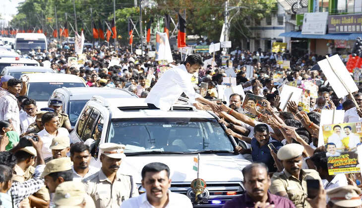 விஜய்க்கு போட்டியாக கோவையில் உதயநிதி ரோடு ஷோ!