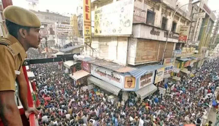 நெருங்கும் தீபாவளி.. குவியும் மக்கள்..  - தி.நகரில் கண்காணிப்பு தீவிரம்.. 