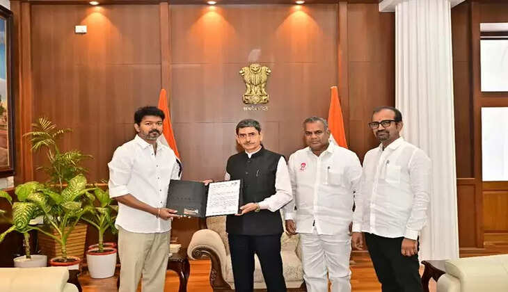 ஆளுநர் ஆர்.என்.ரவியுடன் தவெக தலைவர் விஜய் சந்திப்பு