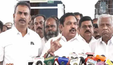 "நான் டெல்லி சென்று அமித் ஷாவை சந்தித்துள்ளதால் துணை முதலமைச்சர் காய்ச்சல் வந்து படுத்துக் கொண்டார்" - இபிஎஸ்