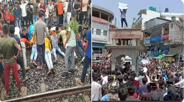 அக்னிபாத் திட்டத்திற்கு வலுக்கும் எதிர்ப்பு : மீண்டும் பீஹார், உ.பி.யில் ரயில்களுக்கு தீ வைப்பு..