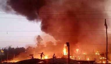 ரோஹிங்யா தீ விபத்து