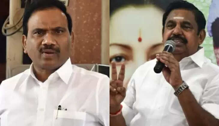 என்ன ஆச்சு எடப்பாடி பழனிச்சாமிக்கு? &nbsp;பதற்றத்தில் பிதற்றுகிறார் - ஆ.ராசா பதிலடி..&nbsp;
