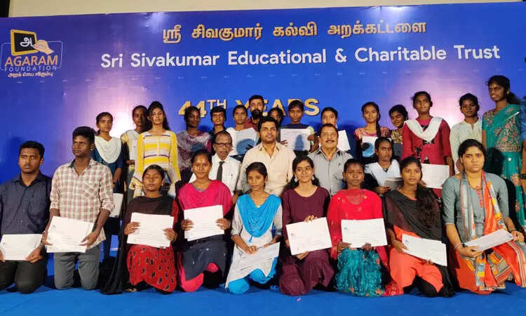 கல்வி மூலமாக வாழக்கையை படியுங்கள்; கல்வி என்பது மார்க் மட்டுமல்ல - மாணவர்களுக்கு சூர்யா அறிவுரை..