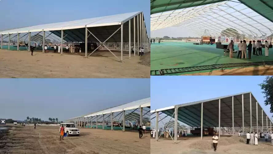 பிரதமர் மோடி பங்கேற்கும் பொதுக்கூட்டத்திற்காக விவசாய நிலங்கள் அழிப்பு- விவசாயிகள் புகார்