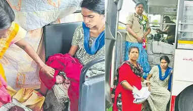 பேருந்தில் பிறந்த குழந்தை- சிறப்பு அறிவிப்பை அறிவித்த தெலுங்கானா அரசு