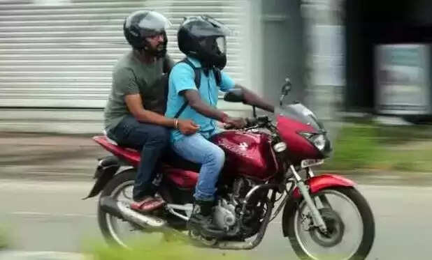 பைக்குகளுக்கு 2 ஹெல்மெட்