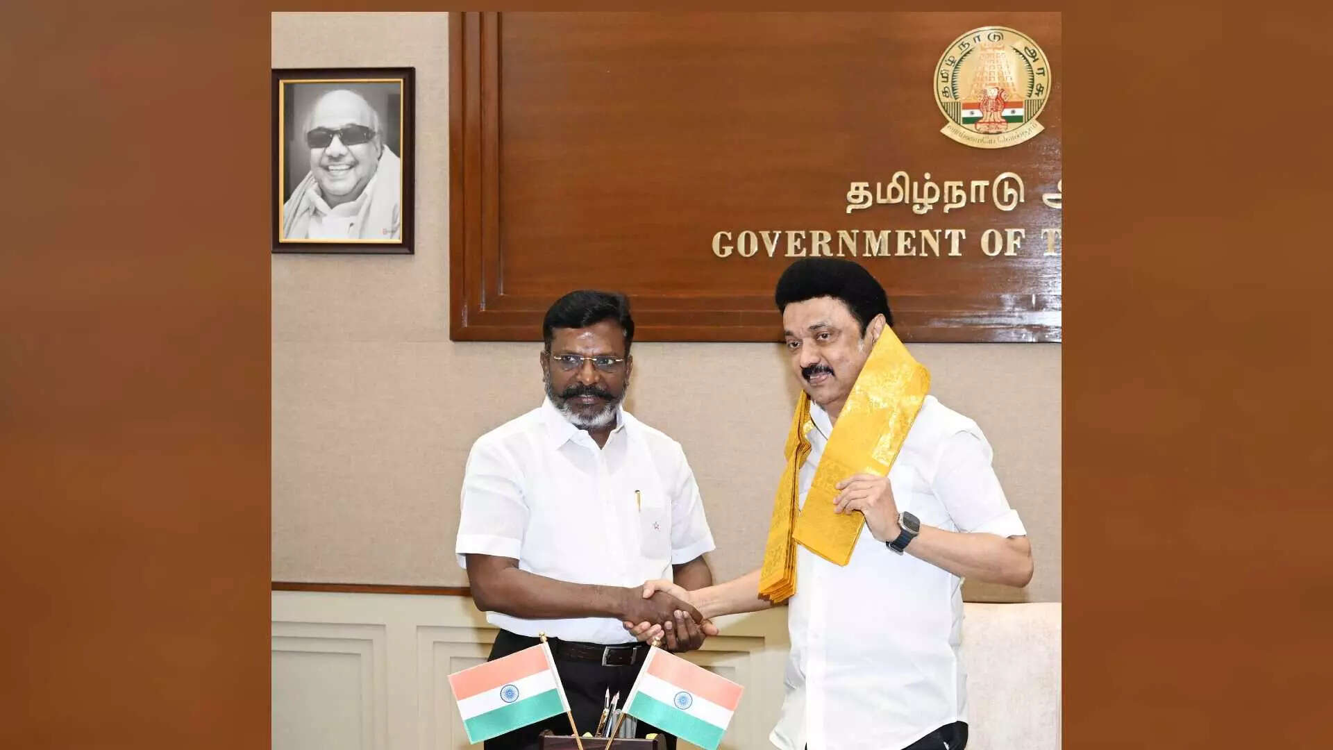 கவின் பெற்றோருடன் முதல்வரை சந்தித்த திருமா..!! குற்றவாளிகள் அனைவரையும் கைது செய்ய வேண்டுமென கோரிக்கை..!!