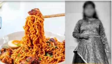 நூடுல்ஸ் சாப்பிட்ட சிறுமி உயிரிழப்பு