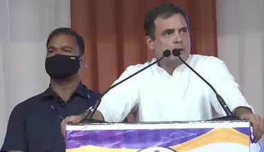 ரூ. 500க்கு கேஸ் சிலிண்டர், இலவச மின்சாரம் - குஜராத் தேர்தலையொட்டி ராகுல் வாக்குறுதி..