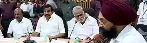 ரிப்பன் மாளிகையில் அமைச்சர்கள் அவசர ஆலோசனை..