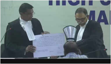 சென்னை உயர்நீதிமன்ற நீதிபதியாக  கே.சுரேந்தர் பதவியேற்பு..!!