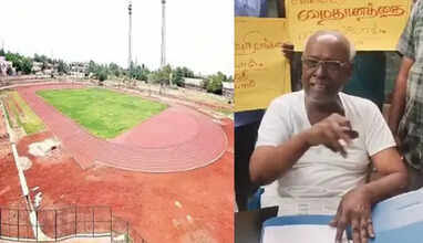 மதுரை ரயில்வே மைதானத்தை தாரைவார்க்க சாலமன் பாப்பையா எதிர்ப்பு