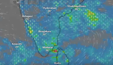 வங்கக் கடலில் நாளை உருவாகிறது காற்றழுத்த தாழ்வுப்பகுதி 