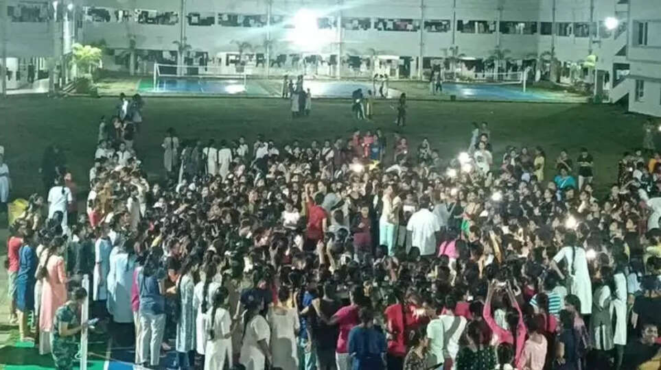 Hidden camera in girls washroom in Andhra hostel