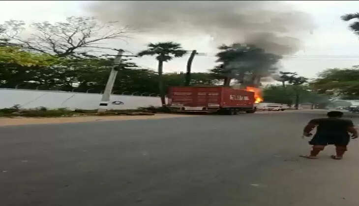 lorry fire