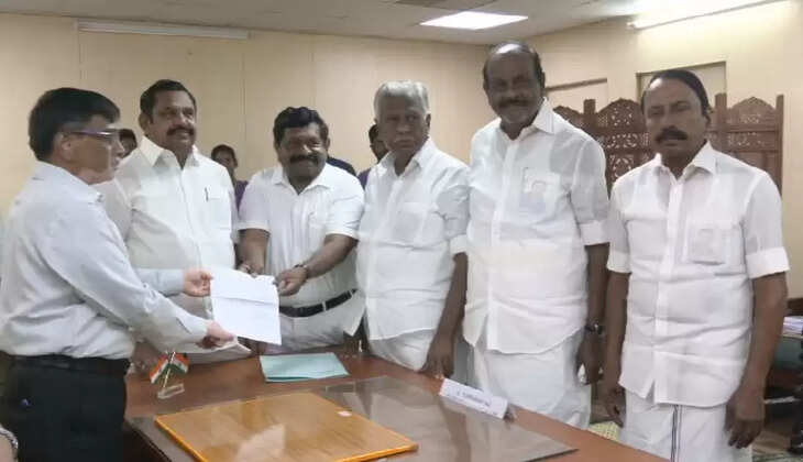 மாநிலங்களவைத் தேர்தல்: அதிமுக வேட்பாளர்கள் வேட்புமனு தாக்கல்..