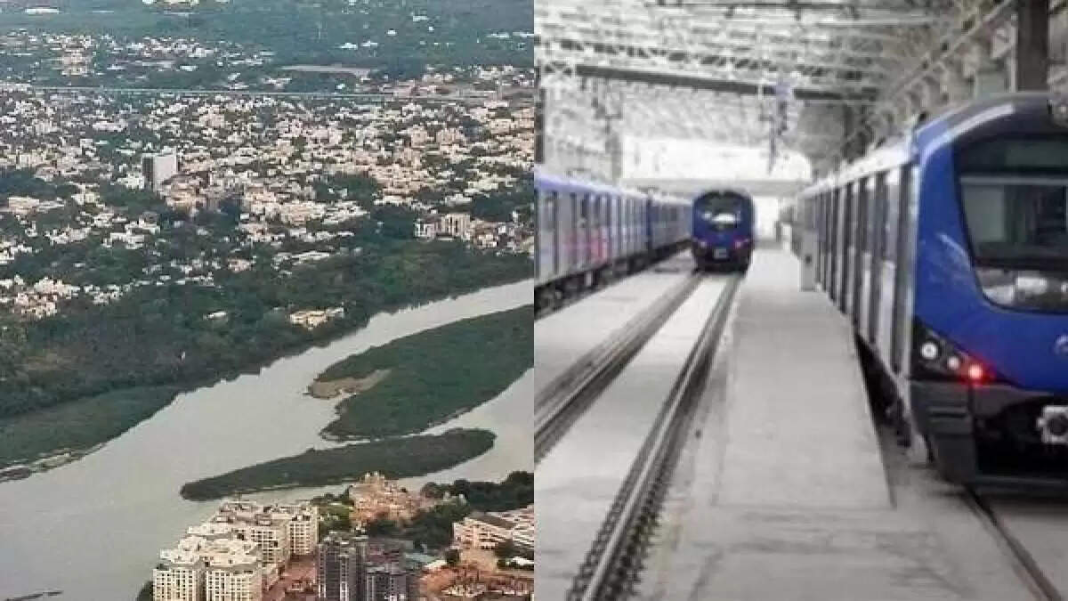 சென்னை மெட்ரோ 2ம் கட்ட பணி : அடையாறு ஆற்றில் சுரங்கம் தோண்டும் பணி இன்று தொடக்கம்.. 