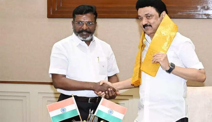 #Breaking: சர்ச்சைகளுக்கு இடையே&nbsp; முதலமைச்சர் மு.க.ஸ்டாலினுடன்&nbsp; திருமாவளவன் சந்திப்பு..&nbsp;&nbsp;