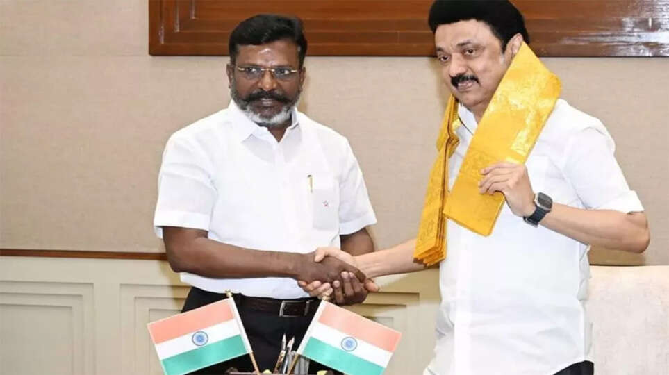 #Breaking: சர்ச்சைகளுக்கு இடையே  முதலமைச்சர் மு.க.ஸ்டாலினுடன்  திருமாவளவன் சந்திப்பு..  