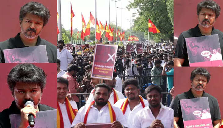 அனைத்திலும் நீதிமன்றம் தலையிடனும்னா, முதல்வரா நீங்க எதுக்கு?&nbsp; உங்க ஆட்சி எதுக்கு? - தவெக தலைவர் விஜய் கேள்வி..!!