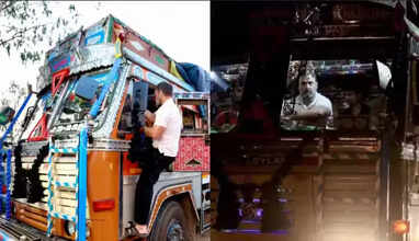 நள்ளிரவில் லாரியில் பயணித்த ராகுல்.. காரணம் இதுதான்..