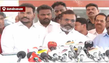 "திமுக கூட்டணி கூட்டணியில் இருந்து நாங்கள் பிரிந்து வருவோம் என இலவு காத்த கிளி போல ஈபிஎஸ் காத்திருந்தார்"- திருமாவளவன்