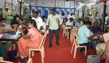 உணவு இடைவேளை அறிவிப்பு.. வாக்கு எண்னிக்கை தற்காலிகமாக நிறுத்தம்.. 