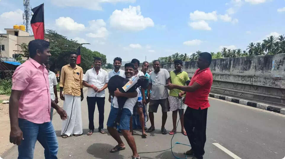 அண்ணாமலை படத்துடன் ஆடு