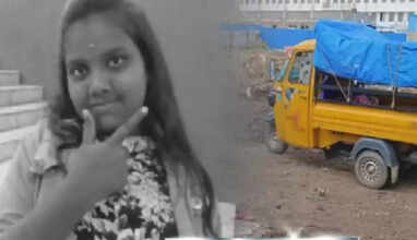சரக்கு ஆட்டோ மோதி நிகழ்விடத்திலேயே உயிரிழந்த சிறுமி