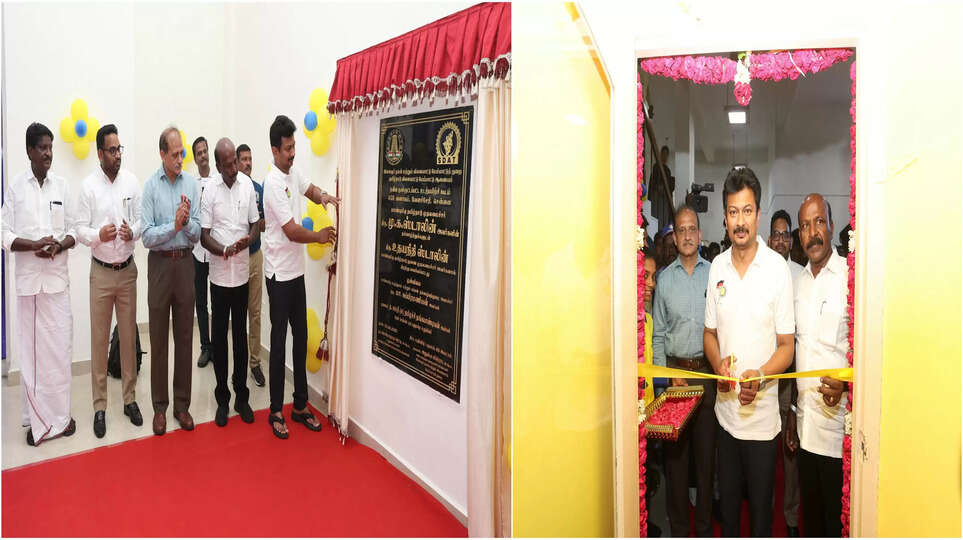 வேளச்சேரியில் ஏசி ஜிம்-ஐ திறந்து வைத்த உதயநிதி..