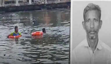 குப்பைகளை அகற்ற சென்ற முதியவர் கால்வாயில் அடித்துச் செல்லப்பட்டு பலி