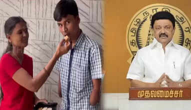 இரு கைகளை இழந்த மாணவனுக்கு முதல்வர் உதவிக்கரம்