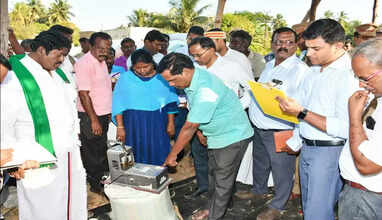 திருவாரூர் மாவட்டத்தில் பயிர்சேதம் குறித்து மத்தியக் குழு ஆய்வு.. 