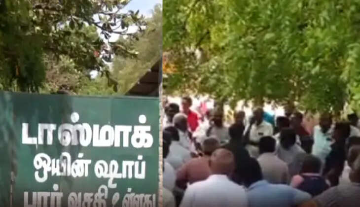 டாஸ்மாக்கை பூட்டி சென்ற ஊழியர்கள்- தனியார் பார்களில் குவிந்த மதுபிரியர்கள்!