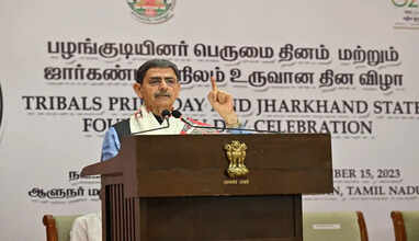 நாட்டின் விடுதலைக்கு பாடுபட்ட பழங்குடியின மக்களை நாம் மறந்துவிடக் கூடாது- ஆளுநர் ரவி