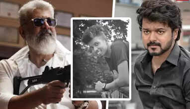 அஜித் ரசிகர் உயிரிழந்த விவகாரம்: நடிகர்கள் அஜித், விஜய்  மீது நடவடிக்கை கோரி புகார்..