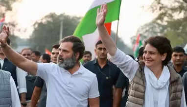 பாரத் ஜோடோ யாத்திரையில் இணைந்த பிரியங்கா காந்தி.. 