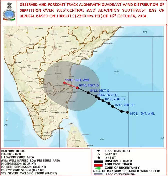 #BREAKING காற்றழுத்த தாழ்வு மண்டலம் கரையைக் கடந்தது!