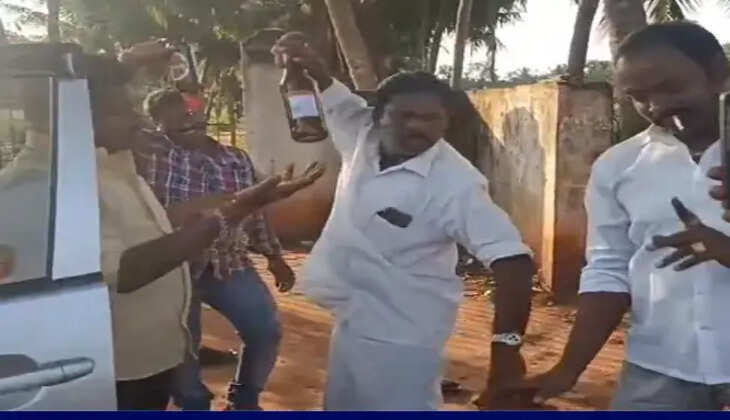 போதையில் ஆட்டம் போட்ட தஞ்சை தவெக எம்எல்ஏ!