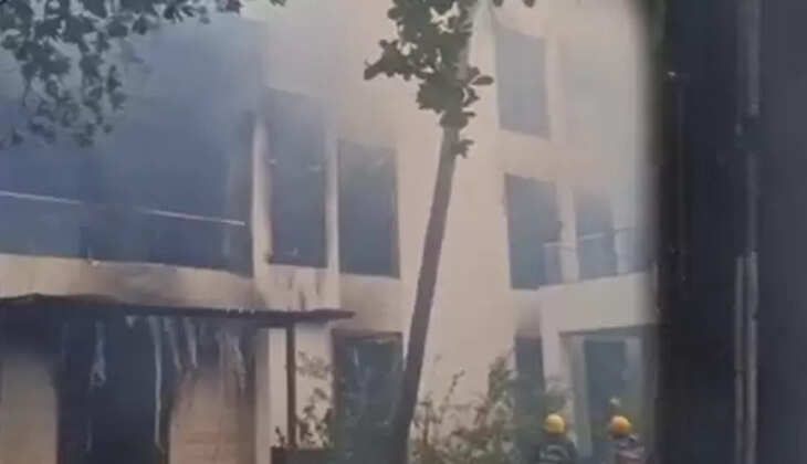 பங்களா வீட்டில் பற்றிய தீ- தம்பதி பலி