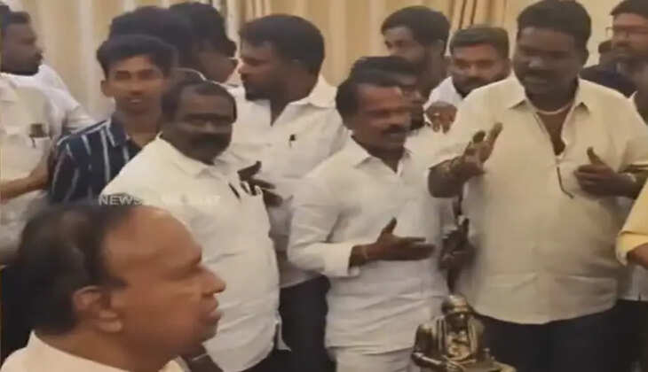 திடீரென டிஆர் பாலு வீடு முன் குவிந்த 500 பேர் - கதறி அழுது கோஷம் போட்ட திமுகவினர்