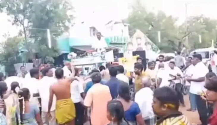 ஓட்டு கேட்க வந்த ராஜேந்திர பாலாஜியை விரட்டி அடித்த தேவேந்திர குல மக்கள்!