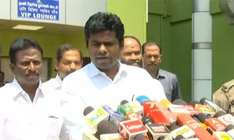 நாடாளுமன்ற தேர்தலில் திருமாவளவன் டெபாசிட் வாங்குவதே கடினம் - அண்ணாமலை