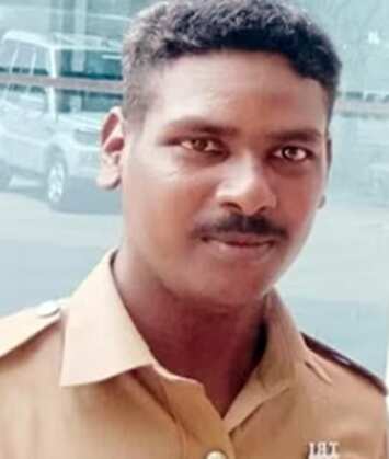 குளித்தலை அருகே சாலை விபத்தில் ஆயுதப்படை காவலர் பலி!