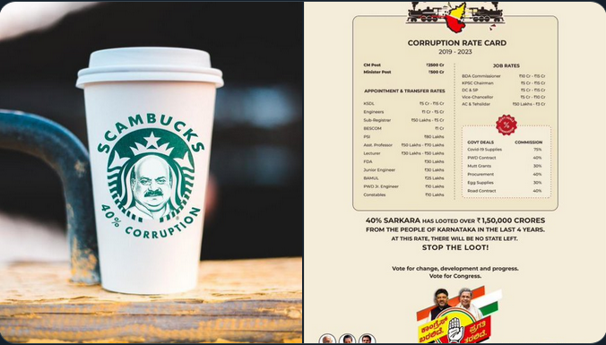 பாஜகவின் 'scambucks'.. காங்கிரஸ் வெளியிட்ட 'Corruption Rate Card’ - கியூட் சொன்ன சவுக்கு சங்கர்..